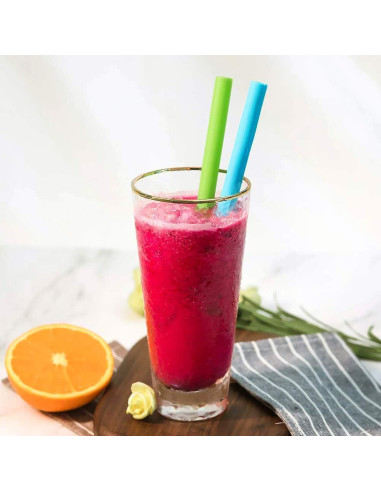 Popotes de Silicona Reutilizables Vitrix Kitchenware - Set de 5