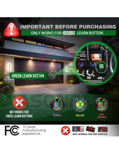 Control Remoto de Puerta de Garaje LiftMaster 81LM 850CB