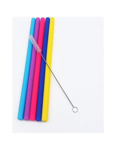 Popotes de Silicona Reutilizables Vitrix Kitchenware - Set de 5