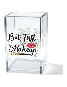 Organizador de Brochas de Maquillaje Acrílico Vgrti 6.35x10.16 cm