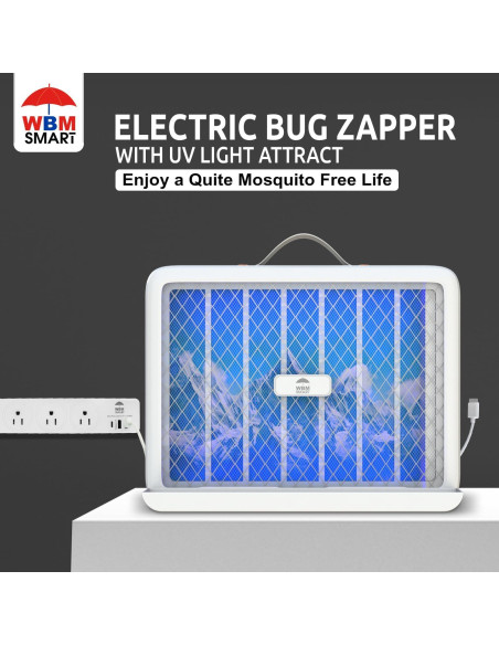 Zapper Eléctrico WBM Inteligente para Insectos 30cm 3.5W