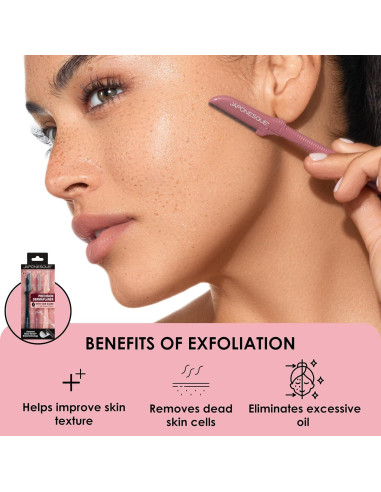 Cuchillas de Dermaplaning Facial JAPONESQUE - 6 Piezas