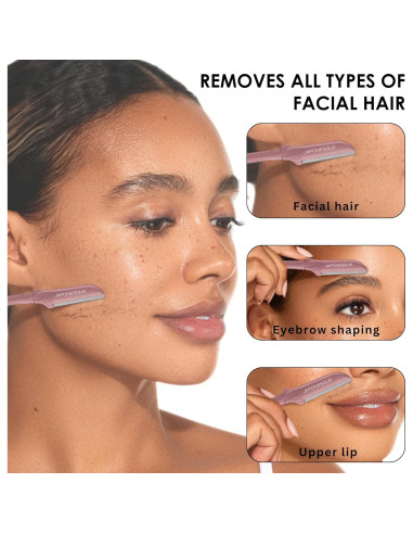 Cuchillas de Dermaplaning Facial JAPONESQUE - 6 Piezas