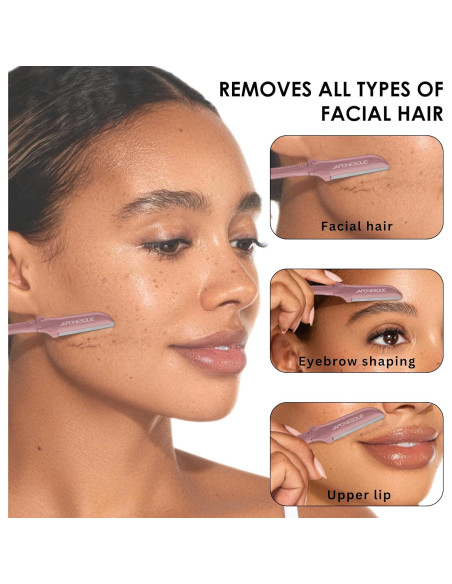 Cuchillas de Dermaplaning Facial JAPONESQUE - 6 Piezas