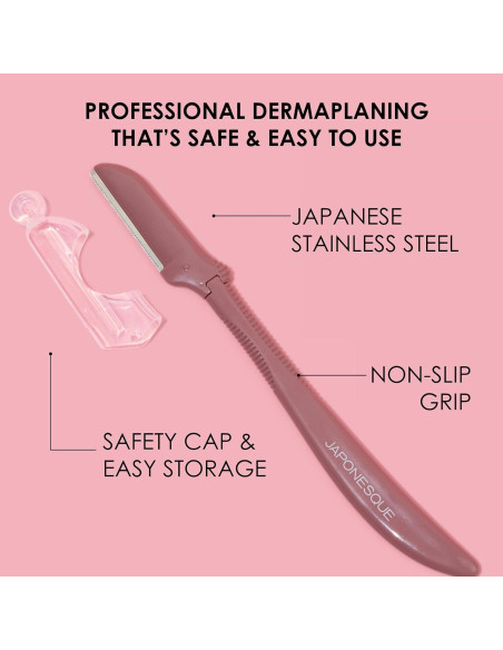 Cuchillas de Dermaplaning Facial JAPONESQUE - 6 Piezas