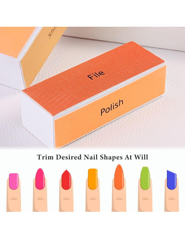 Bloques de Pulido de Uñas Reutilizables SUTOKAKA 4 Pcs