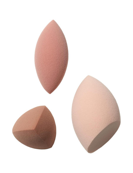 Set de Esponjas de Maquillaje e.l.f. Total Sponge - 3 Piezas