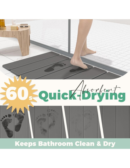 Alfombra de Baño SYIPO Diatomita Antideslizante 60x39 cm