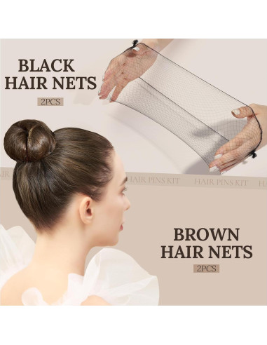 Kit de Accesorios para el Cabello Teenitor 163 piezas - Horquillas, Pinzas, Clips y Gomas