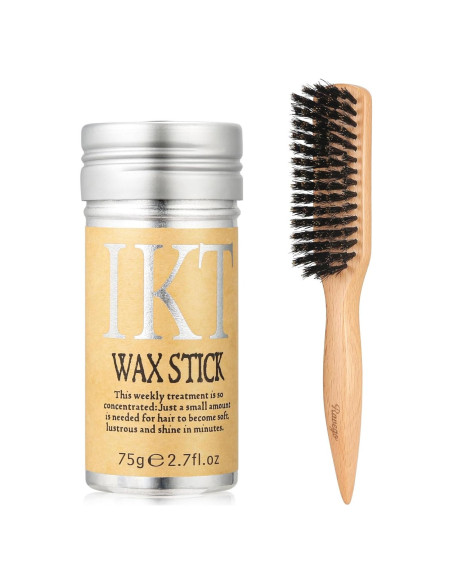 Juego de Cepillo y Cera para Cabello RAVEGO - Control Frizz