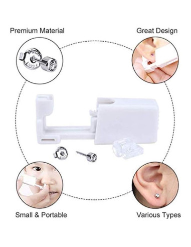 Kit de perforación de orejas Lvyue - 2 unidades estériles