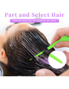 Brochas para Tinte de Cabello NSXAYIWE - 4 Piezas Reutilizables 2