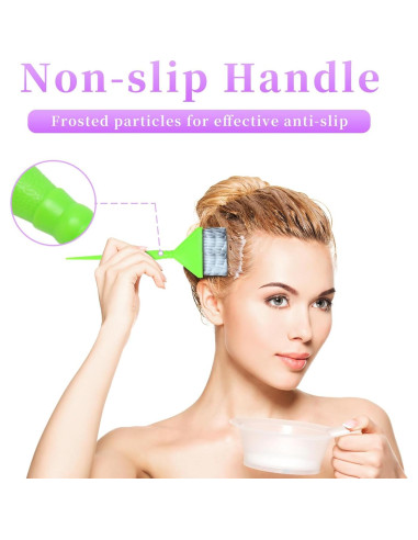 Brochas para Tinte de Cabello NSXAYIWE - 4 Piezas Reutilizables