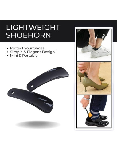 Cuñas de Viaje DUDUA 3 Pcs Plásticas para Calzado Negro