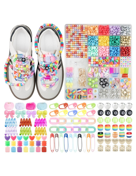 Kit de Encantos para Zapatos DoDoBeads - 750 Pcs Decoración