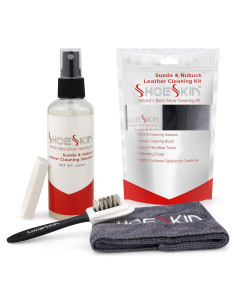 Kit de Limpieza de Zapatos de Cuero Suede y Nubuck - Natural