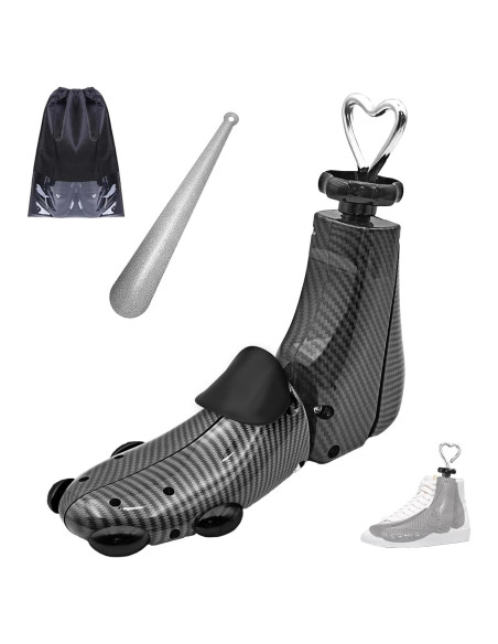 Estirador de Zapatos Ajustable JJDPARTS Unisex Negro