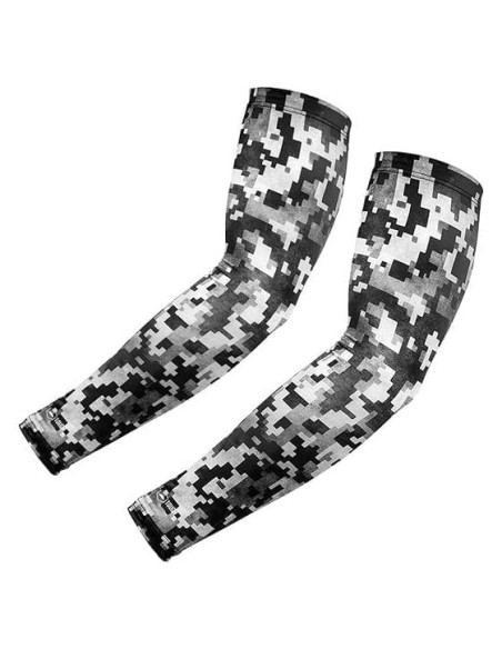 Manguitas de compresión Tough para brazos - Camuflaje 18-20 cm