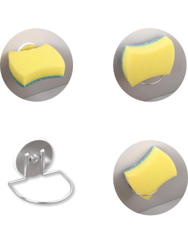 Soporte Magnético para Esponja de Platos LEVOSHUA Acero Inoxidable