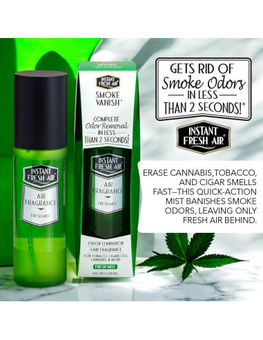 Eliminador de Olores a Humo AIRE FRESCO INSTANTÁNEO 4 oz