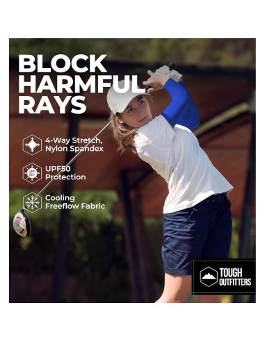 Mangas de Protección Solar Tough Outdoors - UPF 50 - 1 Par