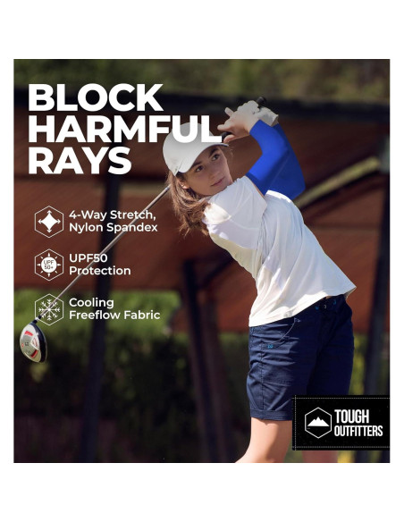 Mangas de Protección Solar Tough Outdoors - UPF 50 - 1 Par