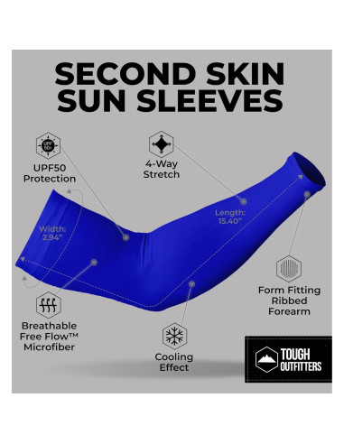 Mangas de Protección Solar Tough Outdoors - UPF 50 - 1 Par