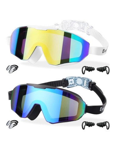 Gafas de Natación EverSport para Niños 8-16 Años - Antivaho UV