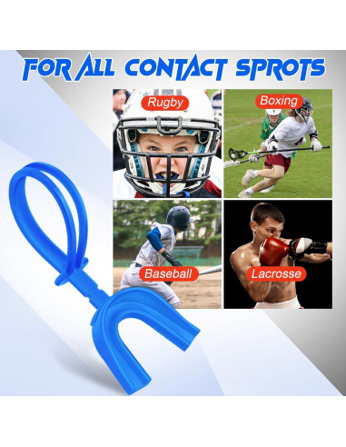 Kanayu 30 Protectores Bucales de Silicona para Deportes Adultos