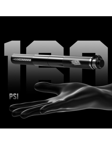 Bomba de Bicicleta ENLEE Mini 160 PSI Aluminio Negra