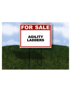 Cartel de Jardín Doble Cara 45x60 cm Coroplast Resistente