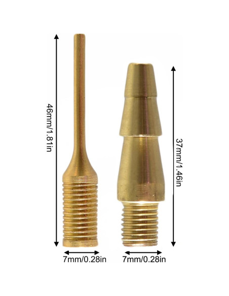 Aguja de Bomba de Aire Haitengwen de Latón - Inflador Multifuncional