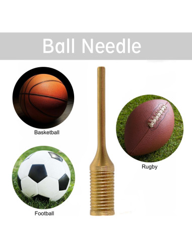 Aguja de Bomba de Aire Haitengwen de Latón - Inflador Multifuncional