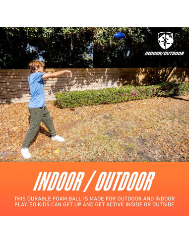 Balón de Fútbol Nerf Pro Grip de Espuma Azul 22.86 cm