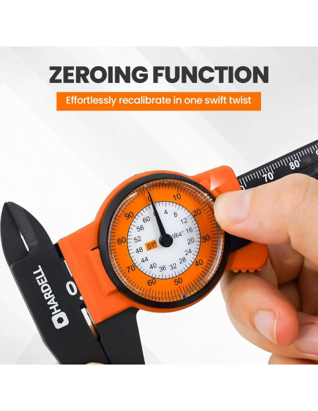 Calibre de Dial HARDELL 6" (15.24 cm) Precisión +/-0.02 cm