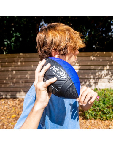 Balón de Fútbol Nerf Pro Grip de Espuma Azul 22.86 cm