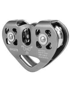 Carro de Polea Doble para Zip Line KH866 - 30kN, 13mm