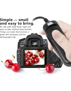 Control Remoto de Obturador Pixel RC-201 para Canon EOS 2