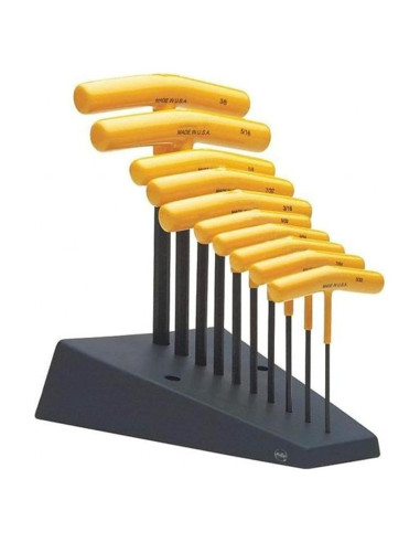 Juego de Llaves Hexagonales en T 10 Piezas Bondhus