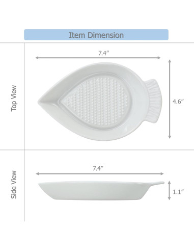 Rallador de Cerámica EIKS en Forma de Zanahoria 18.8cm