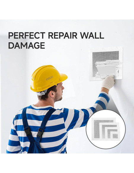 Kit de Parcheo de Pared Moller 19 Piezas Aluminio 2-8"