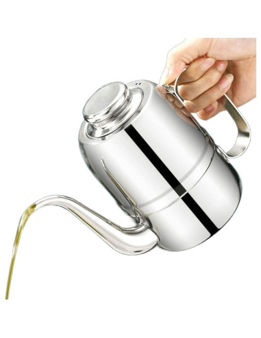 Dispensador de Aceite Acero Inoxidable Zaoalife 150ml 7x13cm