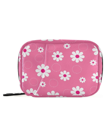 Organizador de Pastillas Sletend 604 Floral Portátil 11.68x7.99cm