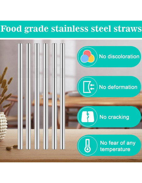 Popotes de Metal Mity Rain para Owala FreeSip Sway 30oz - 8 Piezas Popotes de Metal Mity Rain para Owala FreeSip Sway 30oz - 8 Piezas