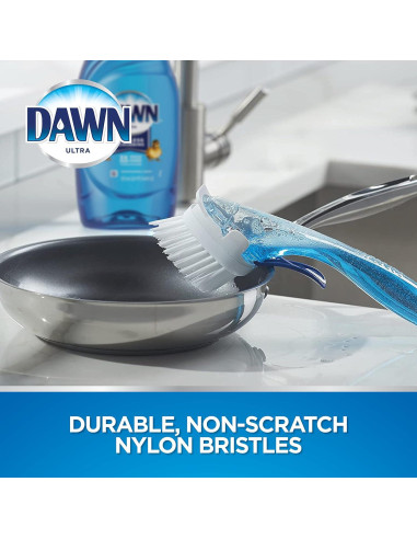 Cepillo de Platos Rellenable Dawn con Raspador - 90.7g