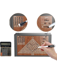 Caja de Ahorros 10K Ambielegant con Contador y Bolígrafo 2