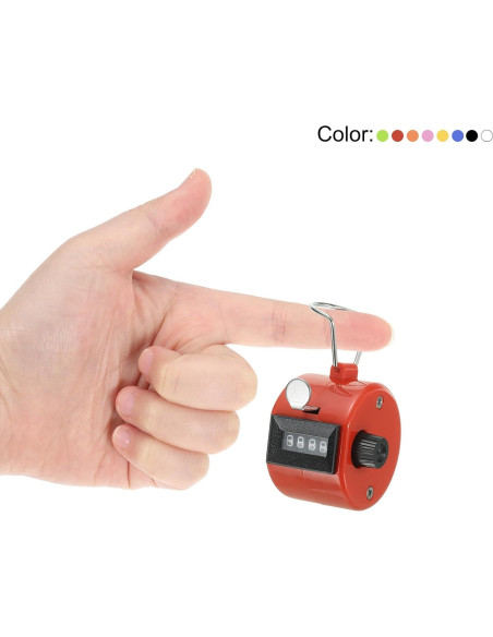 Contador Clicker PATIKIL 16 Pcs 4 Dígitos Portátil Multicolor