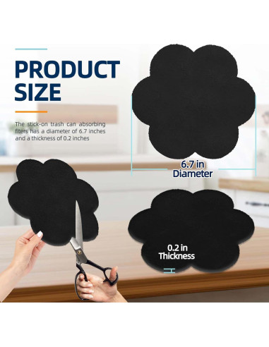 Filtros Desodorantes de Carbón Activado Techypro - 12 Reemplazos