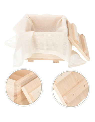 Molde de Tofu Casero IMIKEYA 14x14cm Prensa Ajustable DIY