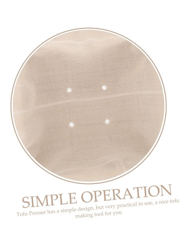Molde de Tofu Casero IMIKEYA 14x14cm Prensa Ajustable DIY